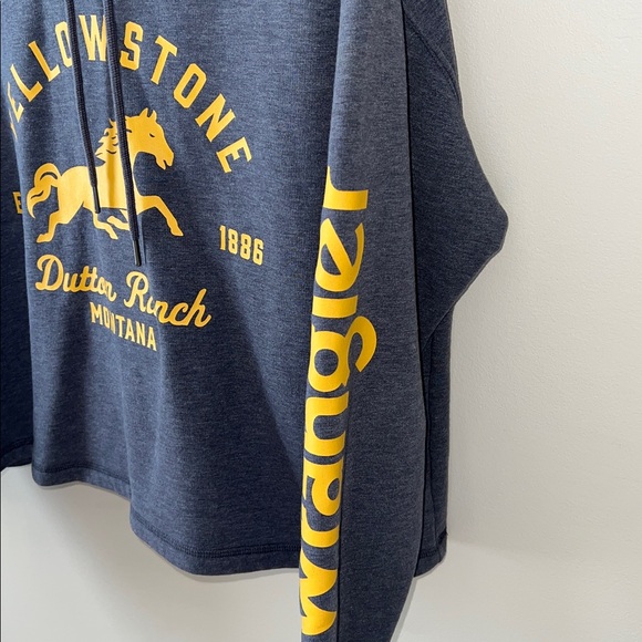 Wrangler Yellowstone Hoodie Sweatshirt - Picture 3 of 5